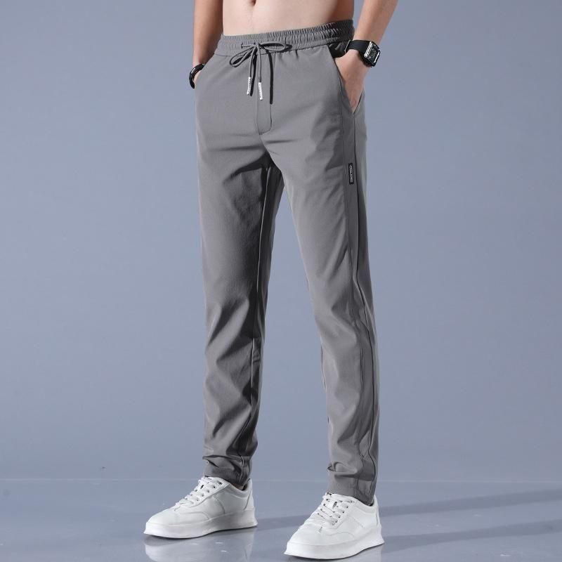 🥳Buy 1 Get 1 FREE | Premium Men's High-Stretch Skinny Lycra Pants – Black & Grey Combo 🔥