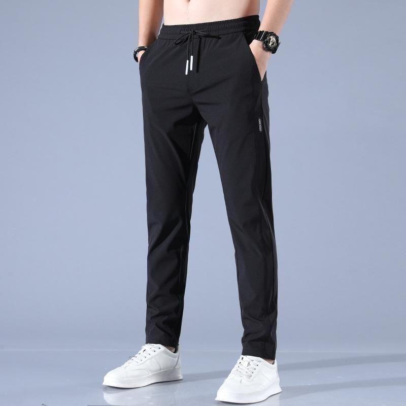 🥳Buy 1 Get 1 FREE | Premium Men's High-Stretch Skinny Lycra Pants – Black & Grey Combo 🔥